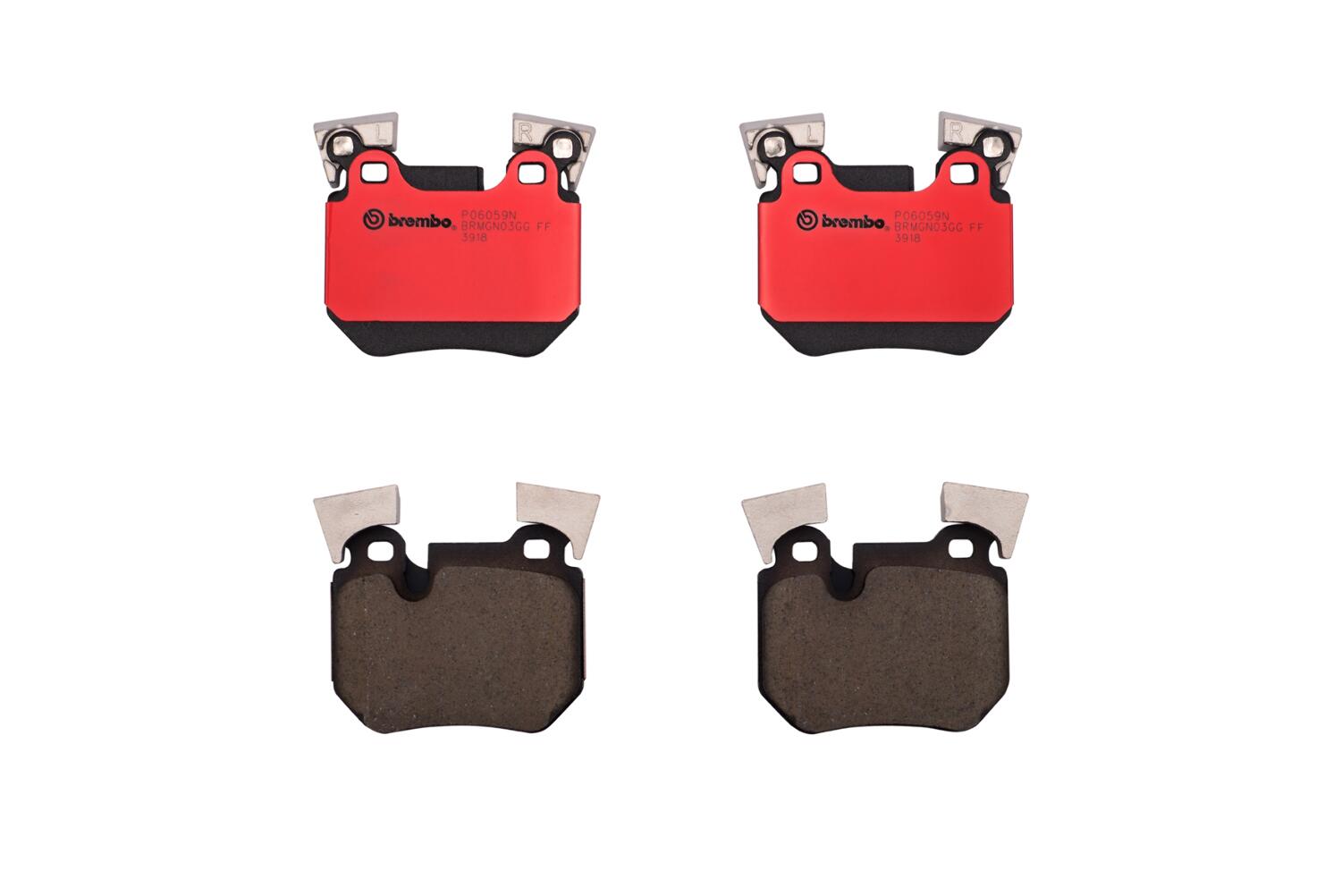 BMW Disc Brake Pad Set – Rear (Ceramic) 34216797863 – Brembo P06059N