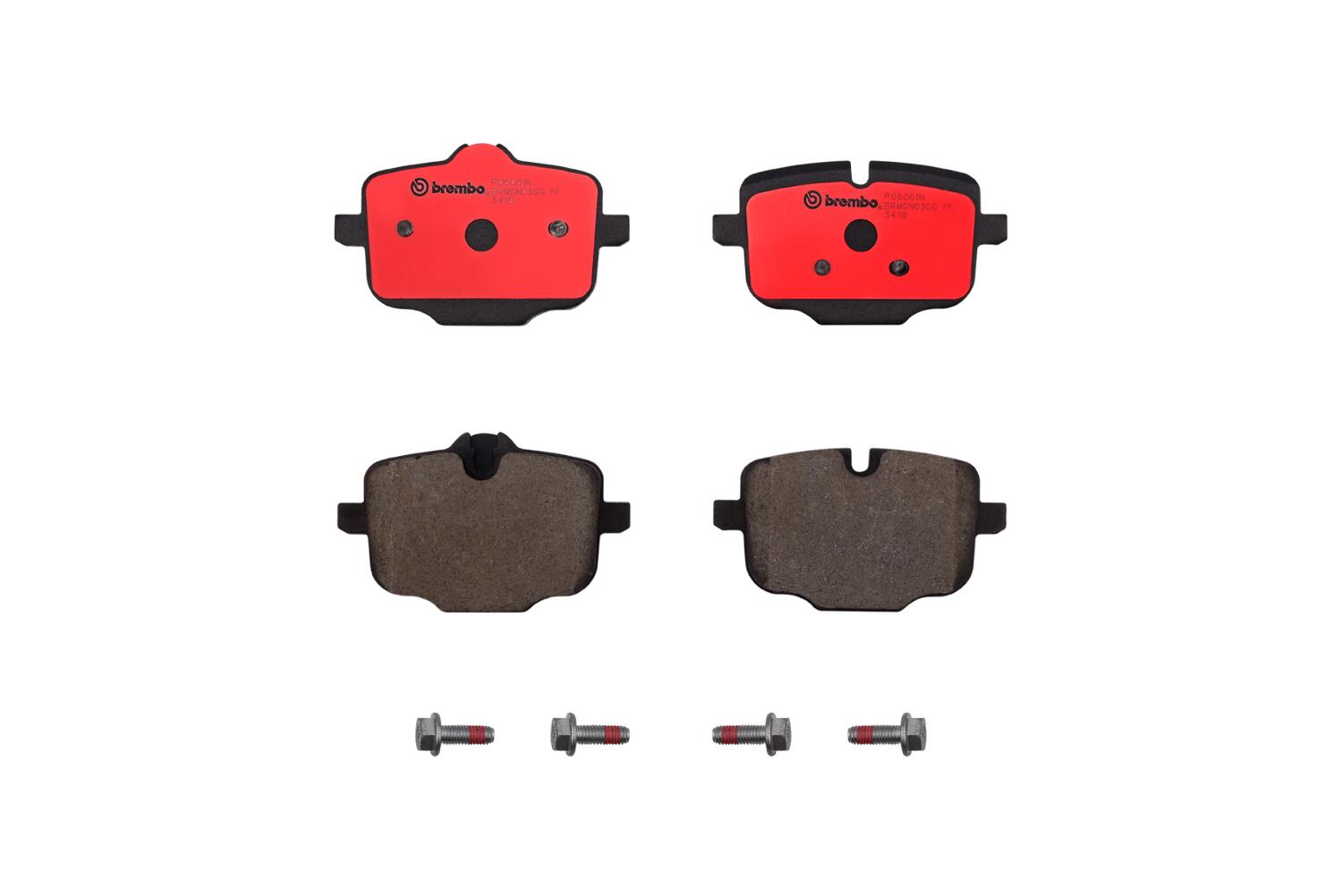 BMW Disc Brake Pad Set – Rear (Ceramic) 34216857805 – Brembo P06061N