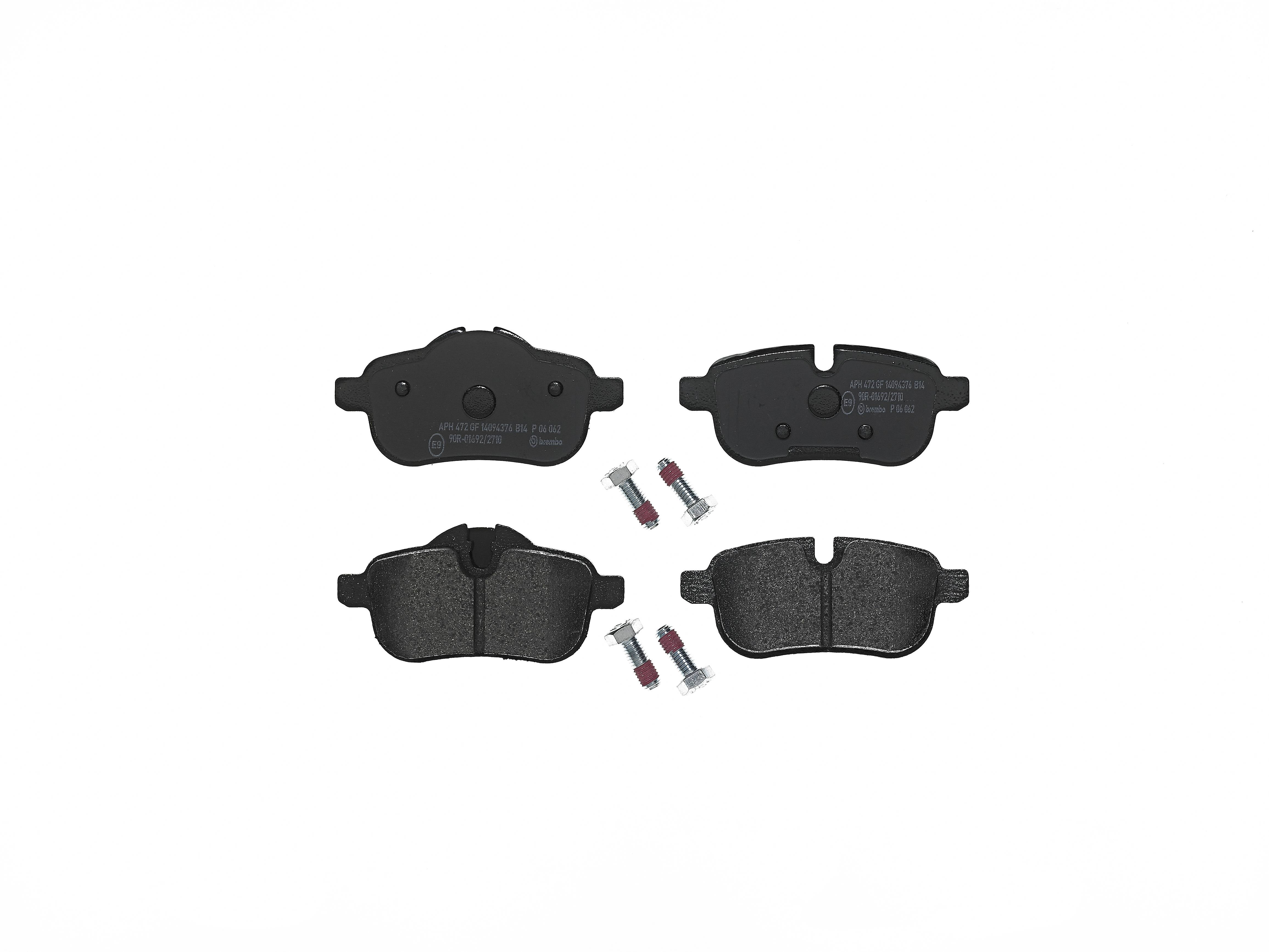 Brembo Disc Brake Pad Set – Rear (Low-Metallic)