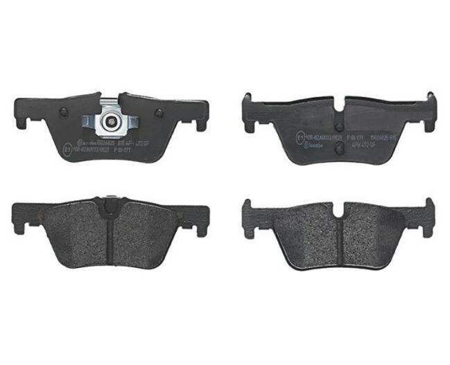 BMW Disc Brake Pad Set – Rear (Low-Metallic) 34216873093 – Brembo P06071