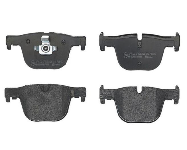 BMW Disc Brake Pad Set – Rear (Low-Metallic) 34216850570 – Brembo P06072