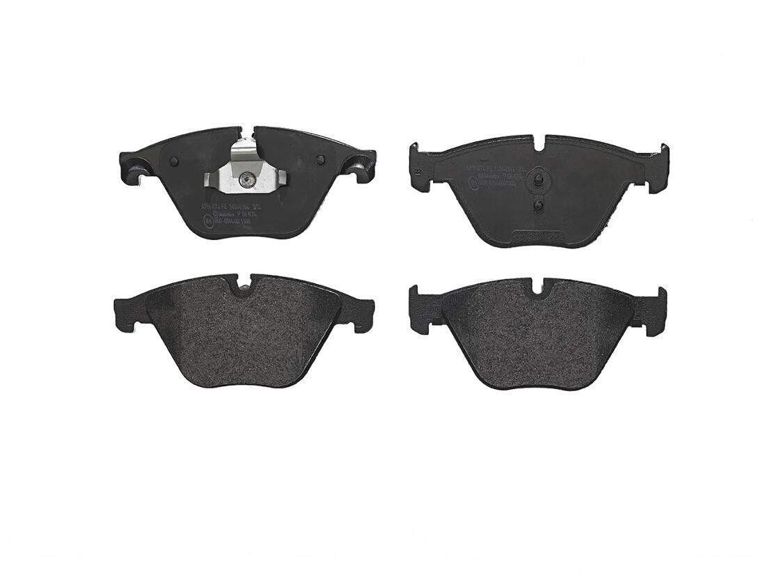 BMW Disc Brake Pad Set – Front (Low-Metallic) 34116850886 – Brembo P06074