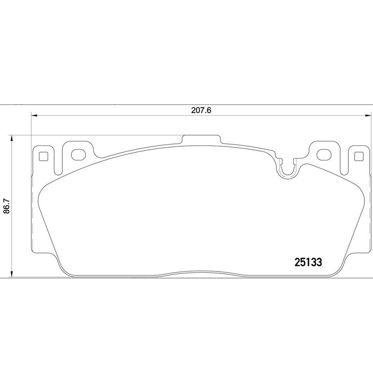 BMW Disc Brake Pad Set Kit – Front and Rear (Low-Met) 34112284869