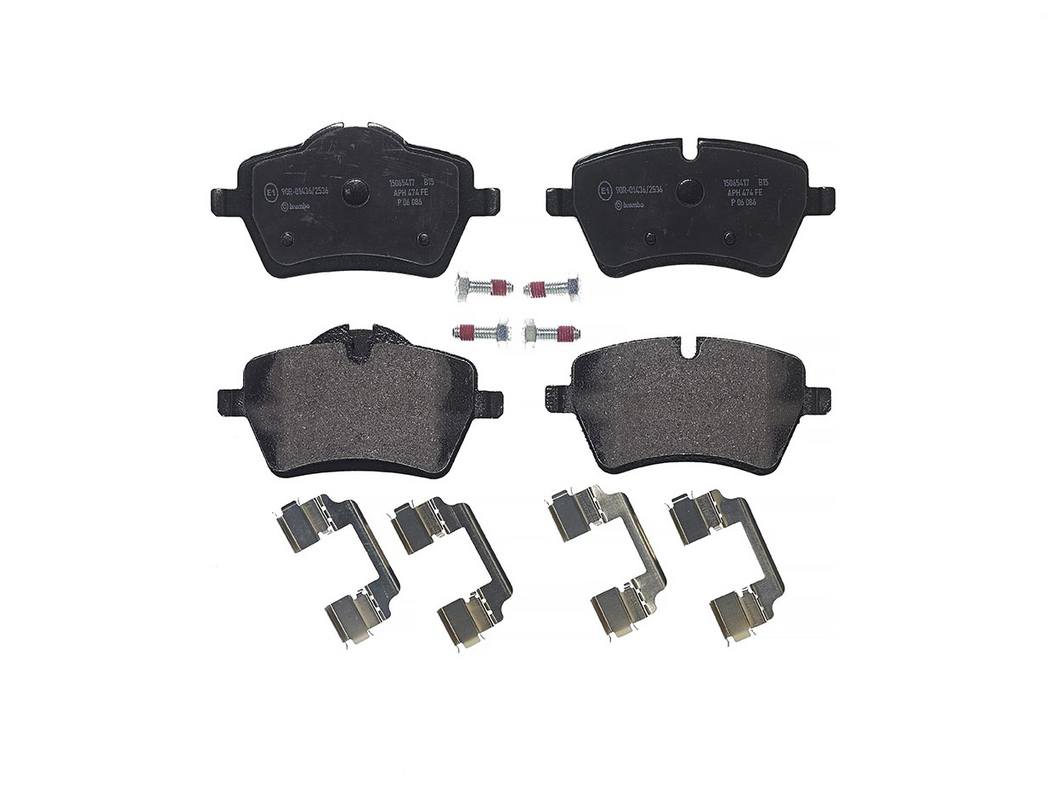 Mini Disc Brake Pad and Rotor Kit -Front and Rear (294mm/259mm) (Low-Met) 34116858652