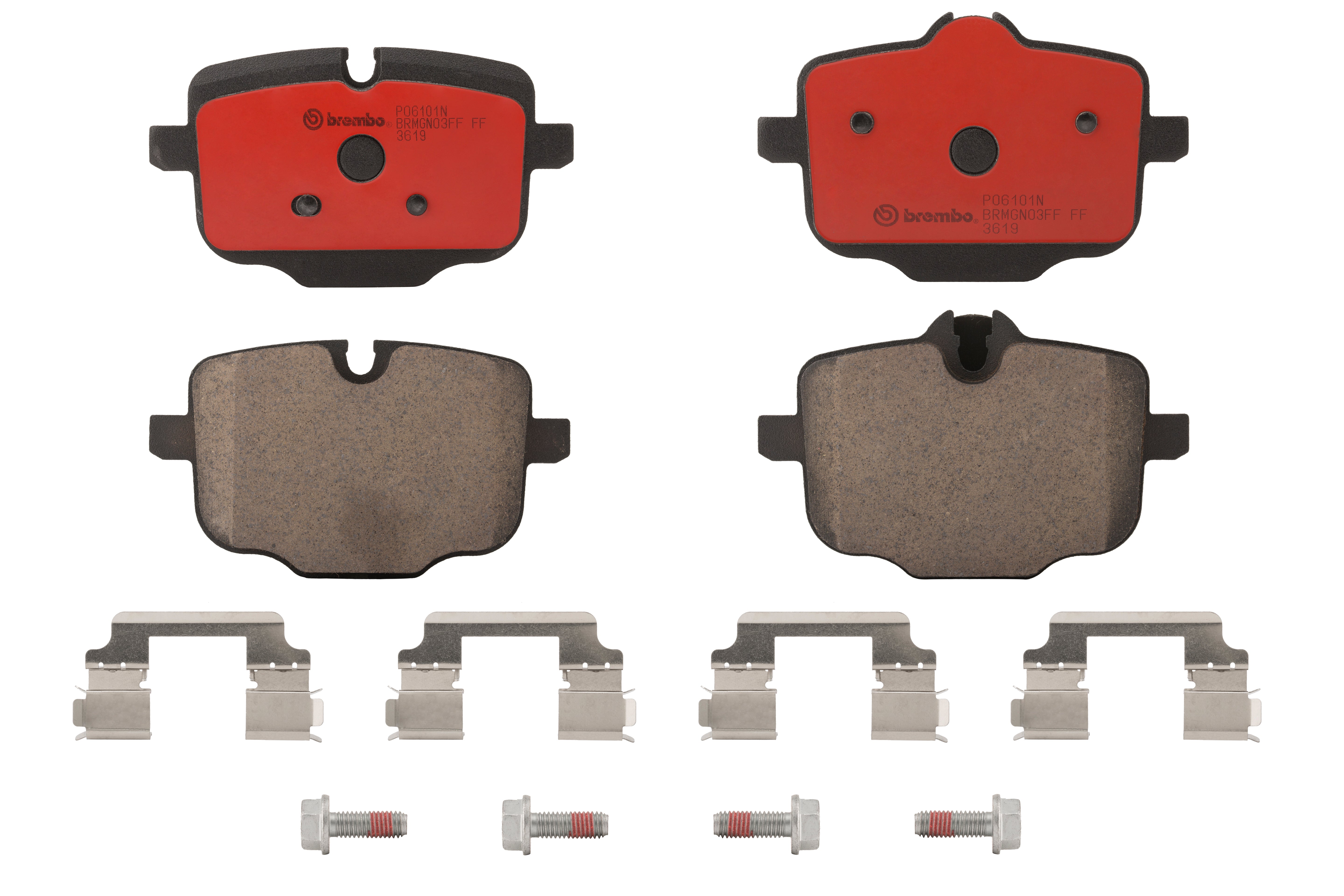 BMW Disc Brake Pad Set – Rear (Ceramic) – Brembo P06101N