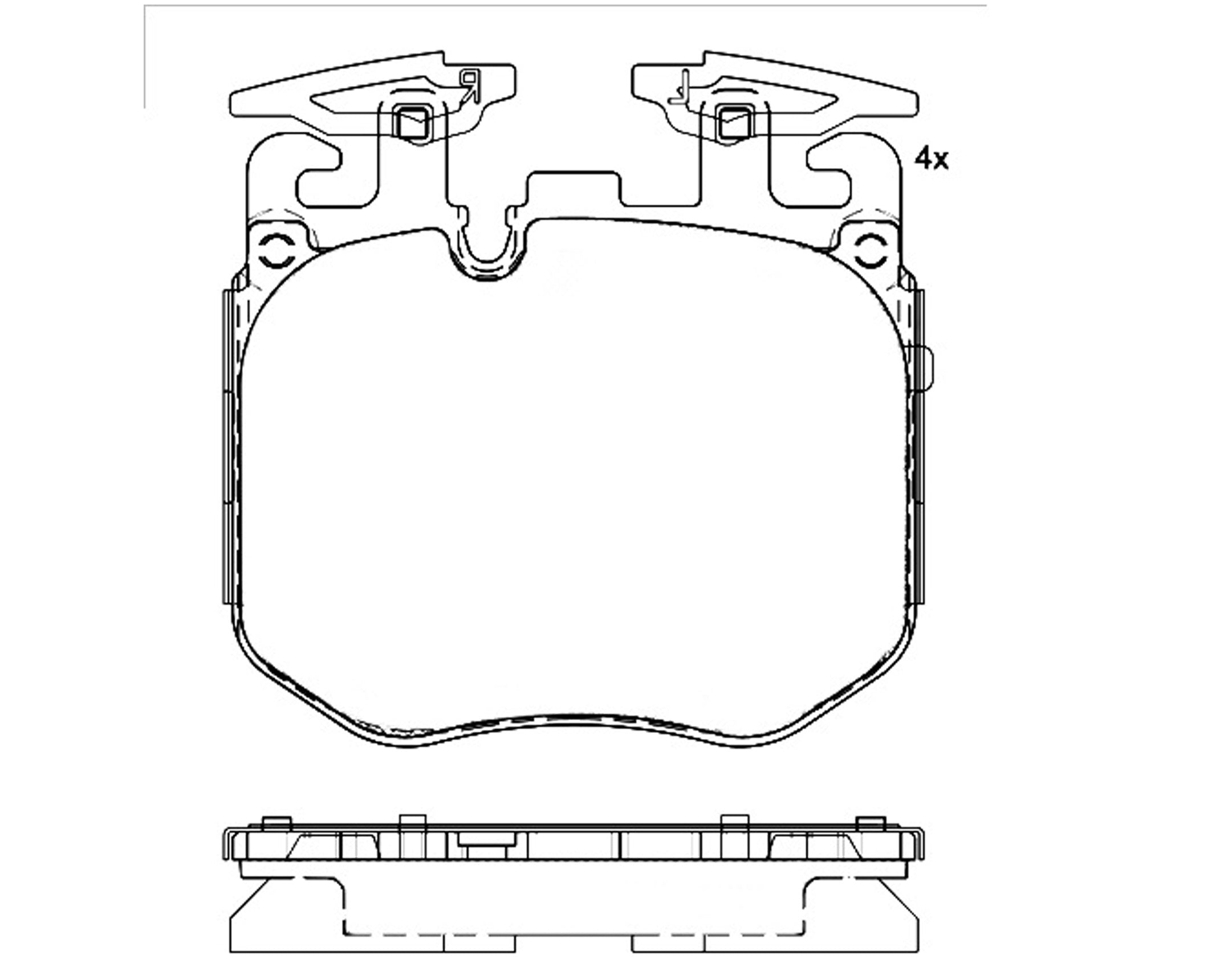 Brembo Disc Brake Pad Set – Front (Low-Met)