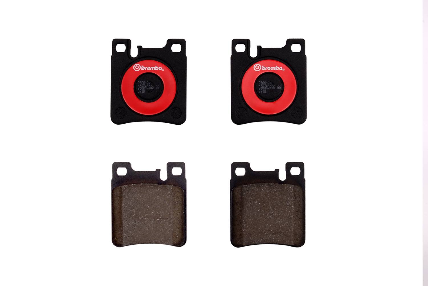 Mercedes-Benz Disc Brake Pad and Rotor Kit – Front and Rear (320mm/300mm) (Ceramic) 12-4211612