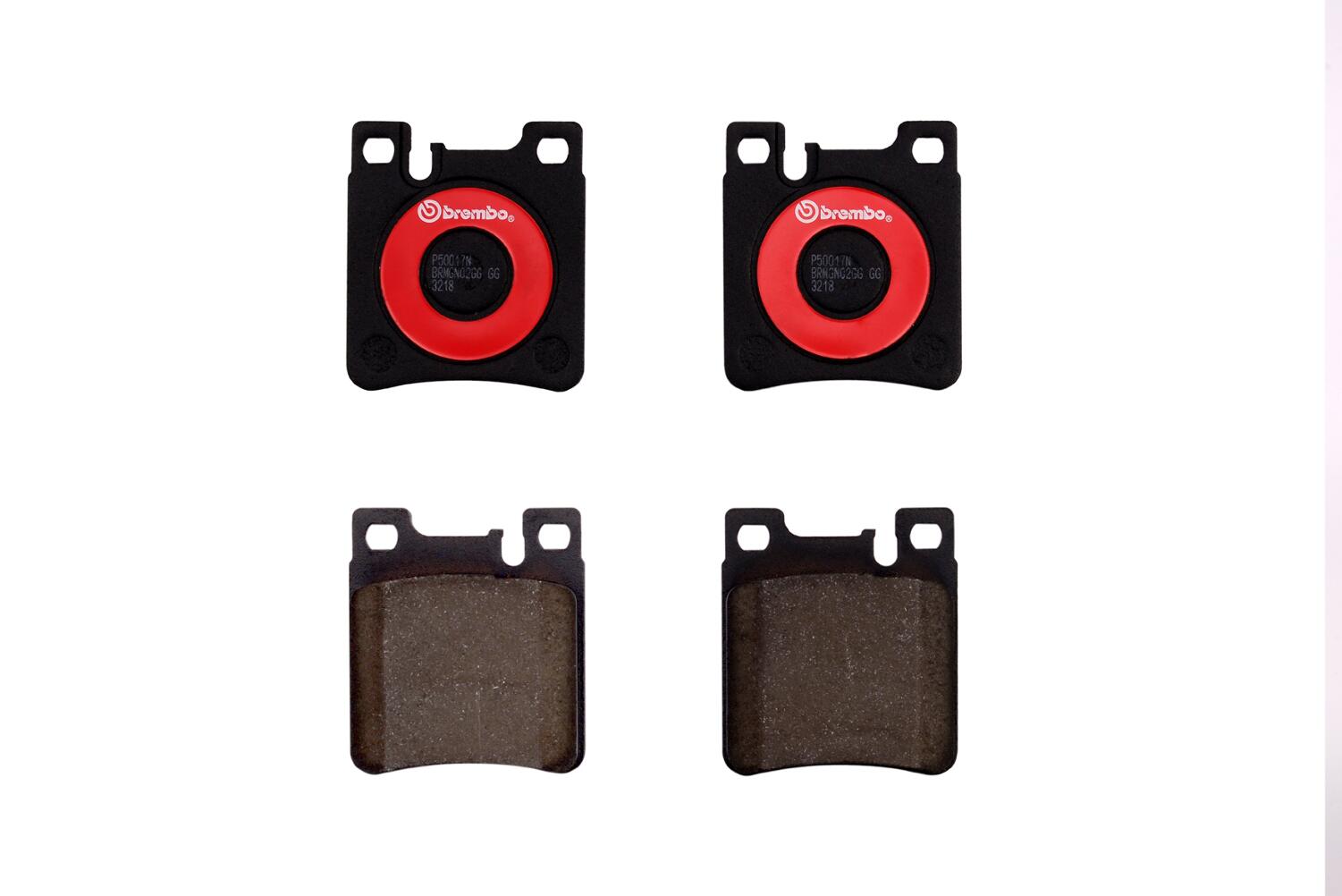 Mercedes Disc Brakes Kit –  Brembo Pads Rear (Ceramic) 004420932041 – Brembo P50017N