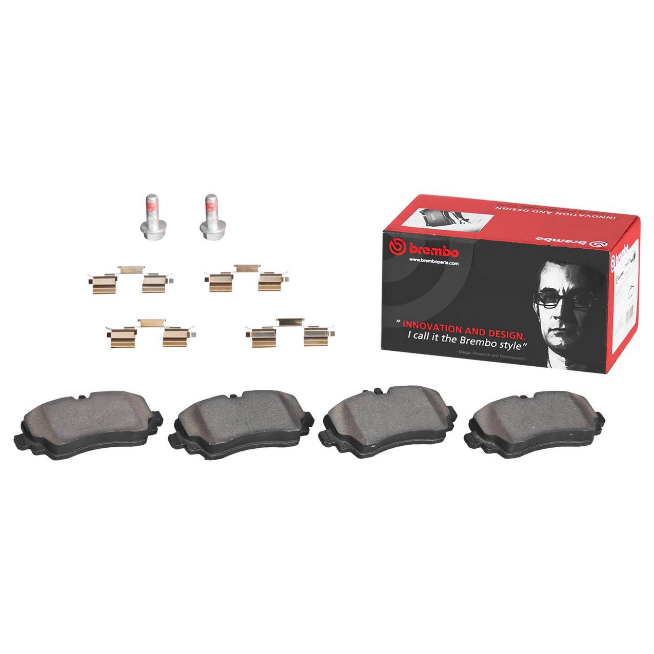 Mercedes-Benz Disc Brake Pad and Rotor Kit – Front and Rear (330mm/290mm) (Ceramic) 2034211312