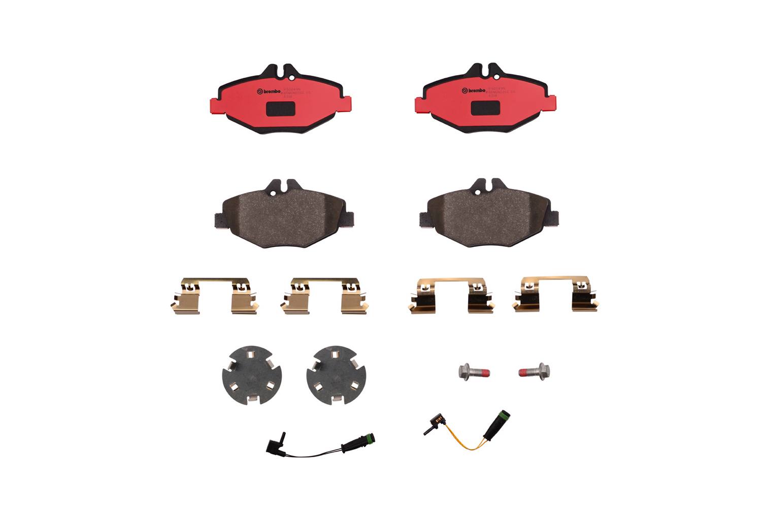 Mercedes-Benz Disc Brake Pad and Rotor Kit – Front and Rear (295mm/300mm) (Ceramic) 211 421 08 12