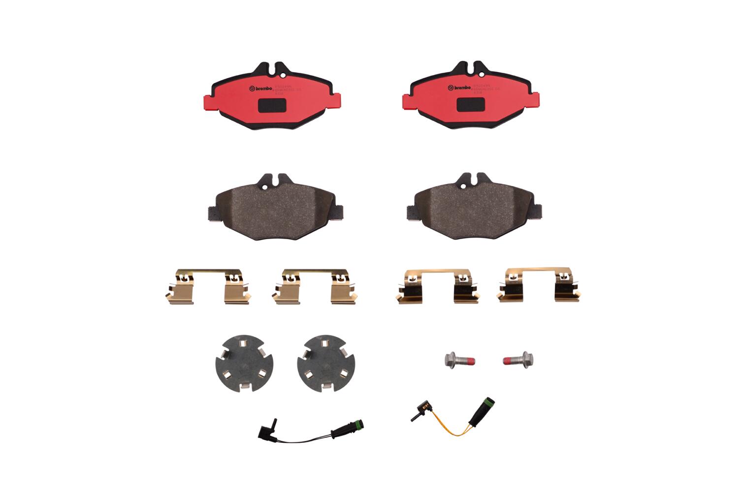 Mercedes Disc Brakes Kit –  Pads Front (Ceramic) 004420872041 – Brembo P50049N