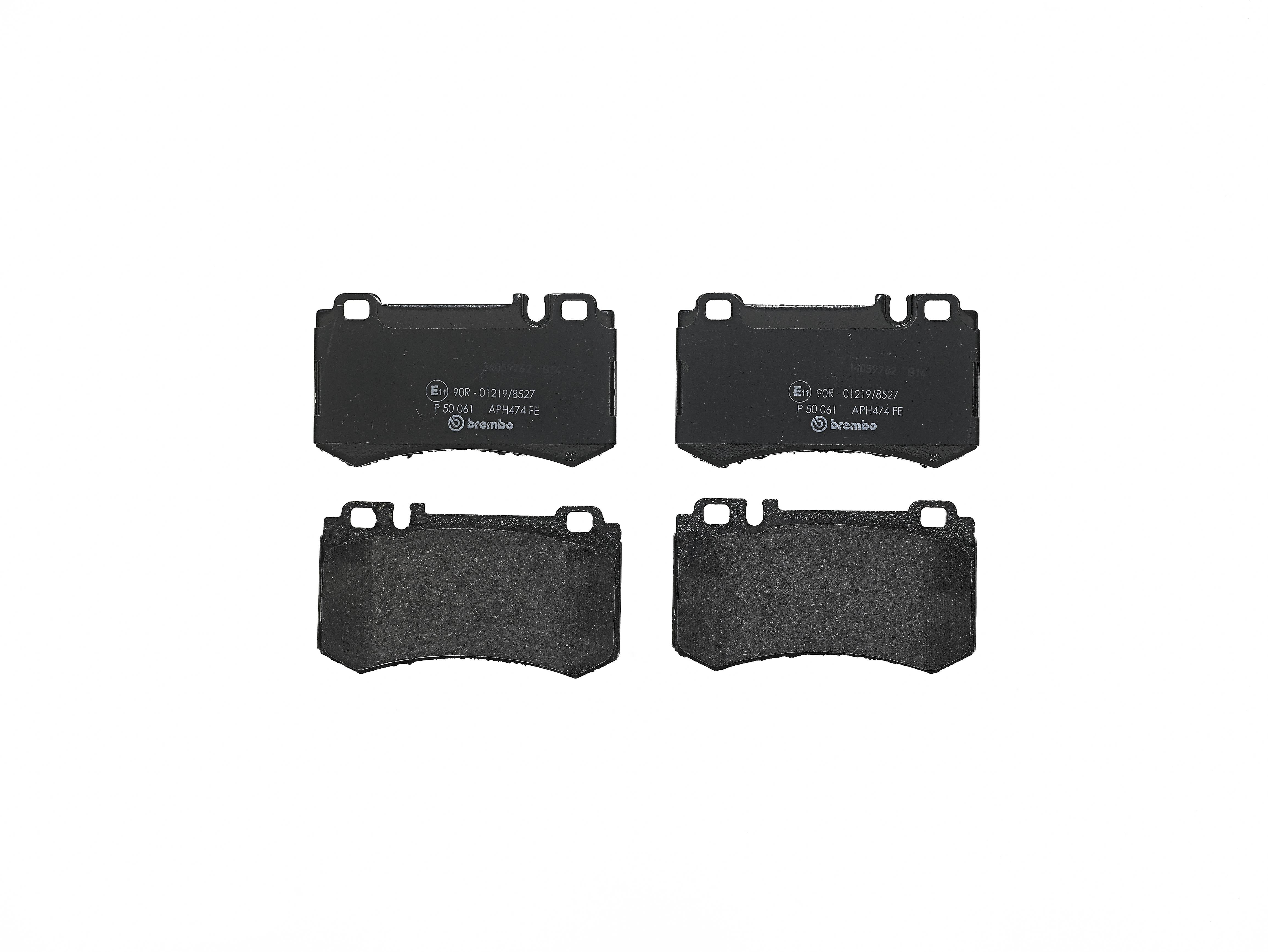 Mercedes-Benz Disc Brake Pad Set Kit – Front and Rear (Low-Met) 004420452041