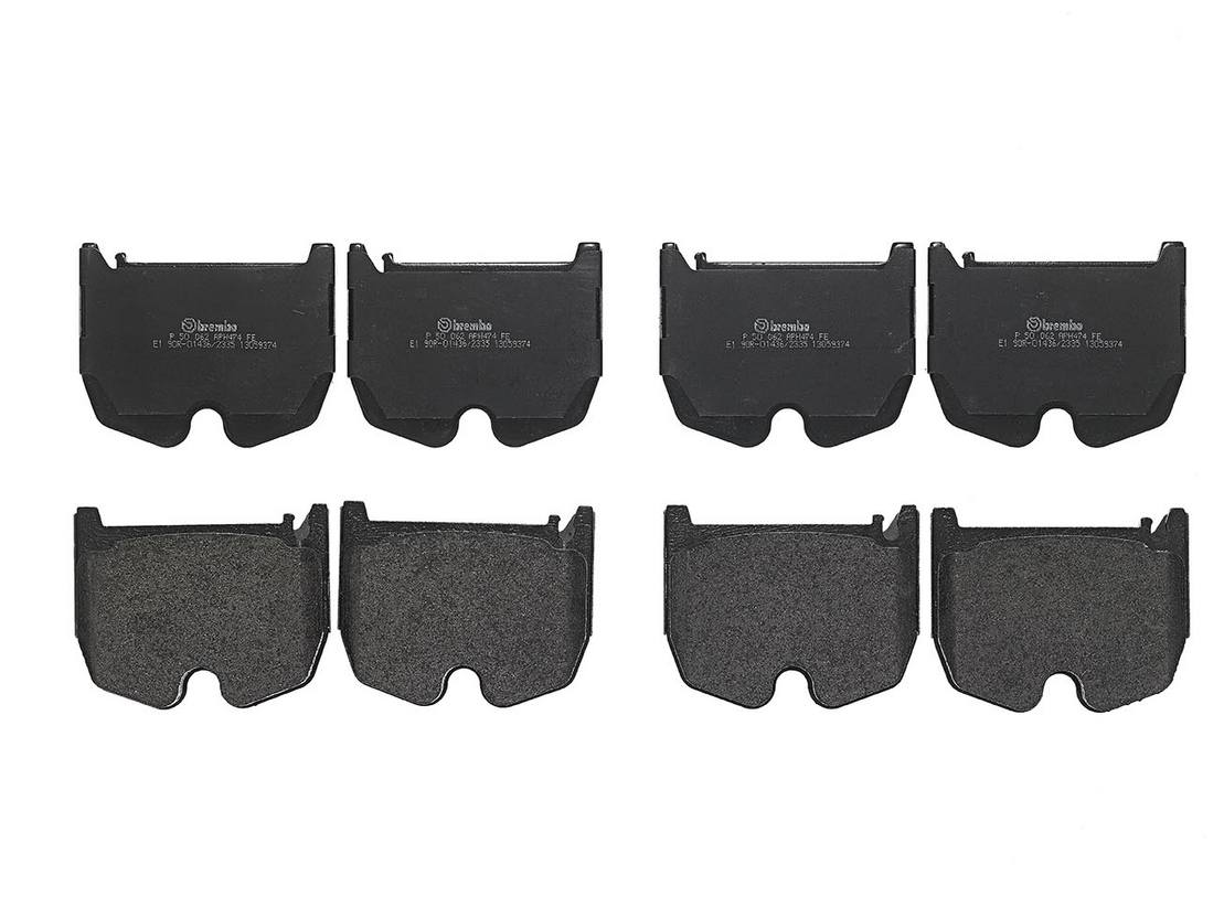 Mercedes-Benz Disc Brake Pad Set Kit – Front and Rear (Low-Met) 004420452041