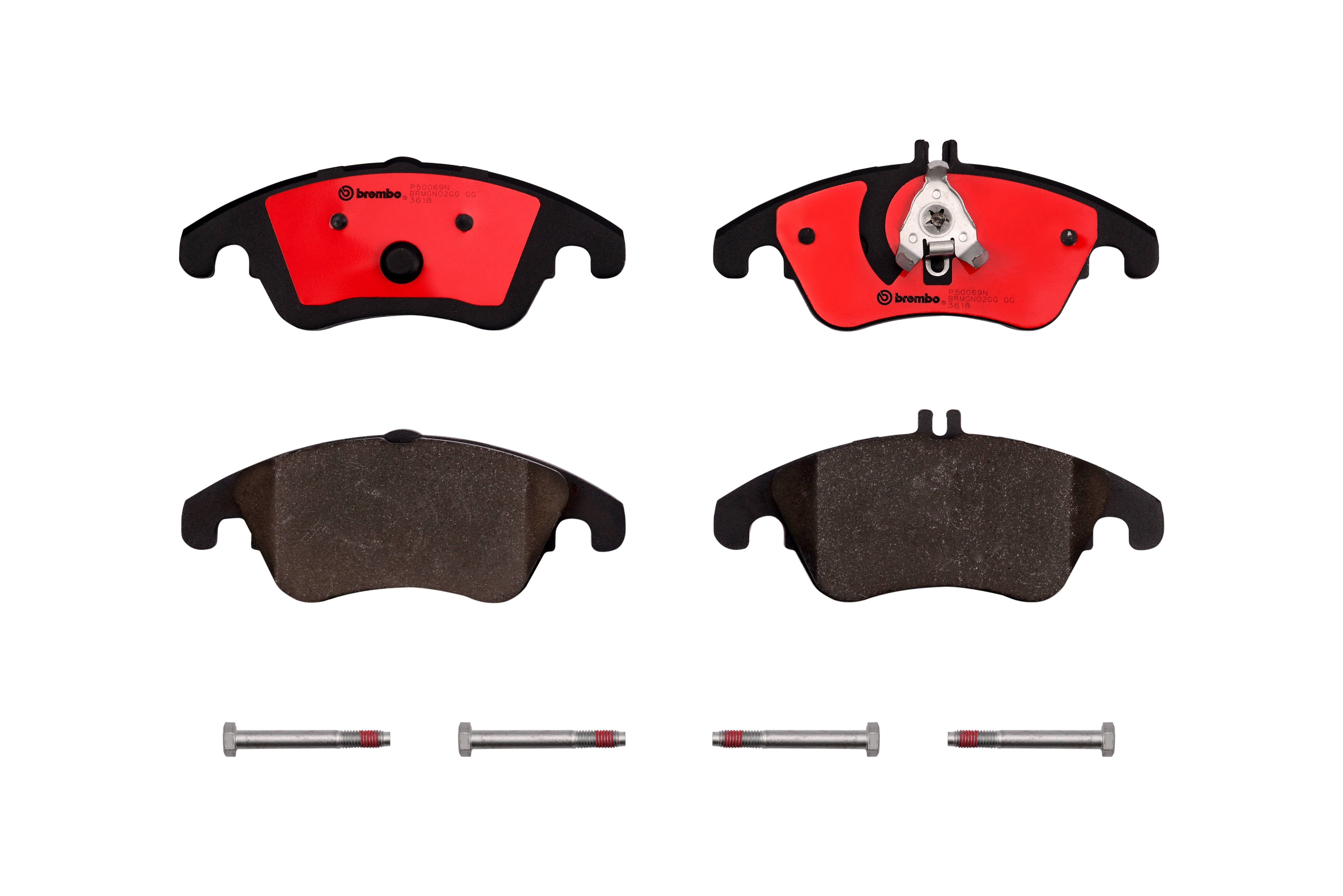 Mercedes Disc Brakes Kit –  Pads Front (Ceramic) 0074207520 – Brembo P50069N