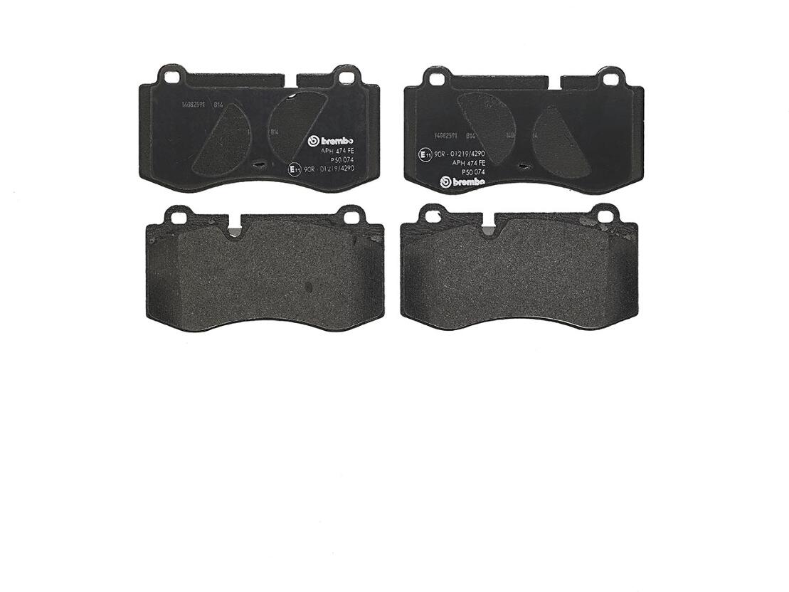 Mercedes Disc Brakes Kit –  Pads Front (Low-Metallic) 004420802064 – Brembo P50074