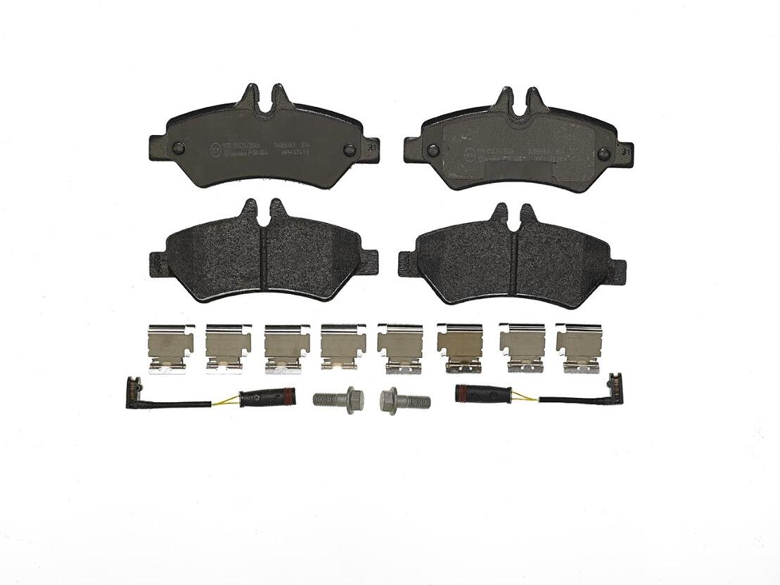 Mercedes Sprinter Disc Brake Pad Set – Rear (Low-Metallic) – Brembo P50084