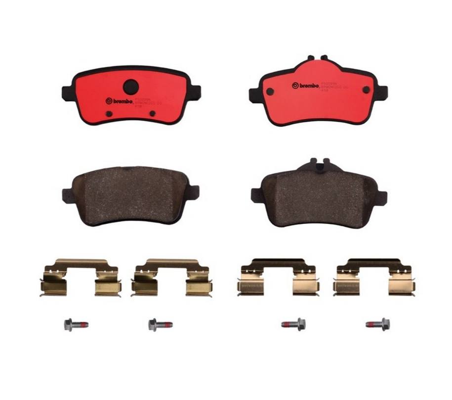 Mercedes Disc Brakes Kit –  Brembo Pads Rear (Ceramic) 0074209020 – Brembo P50099N