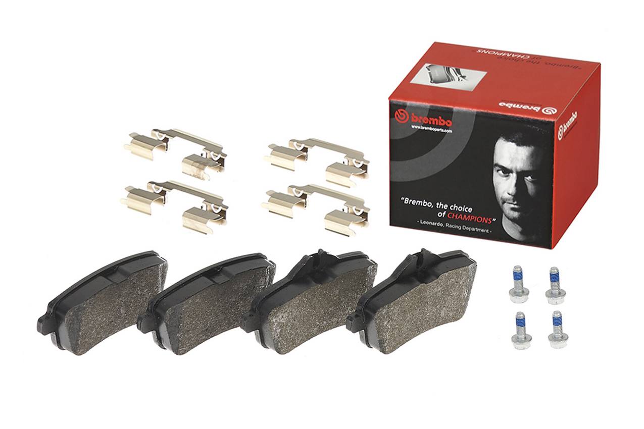 Mercedes-Benz Disc Brake Pad and Rotor Kit – Front and Rear (375mm/330mm) (Low-Met) 1664211600