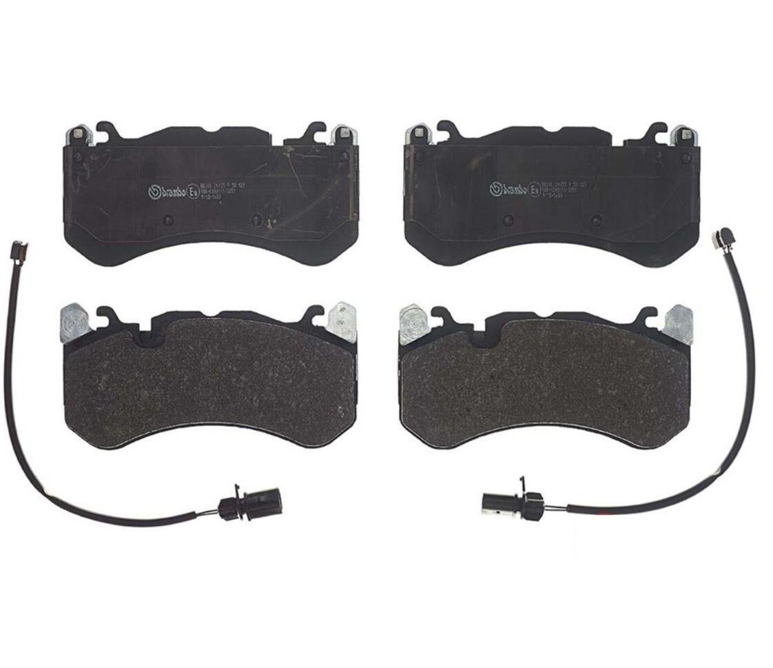 Mercedes Disc Brakes Kit –  Pads Front (Low-Metallic) 008420412028 – Brembo P50127