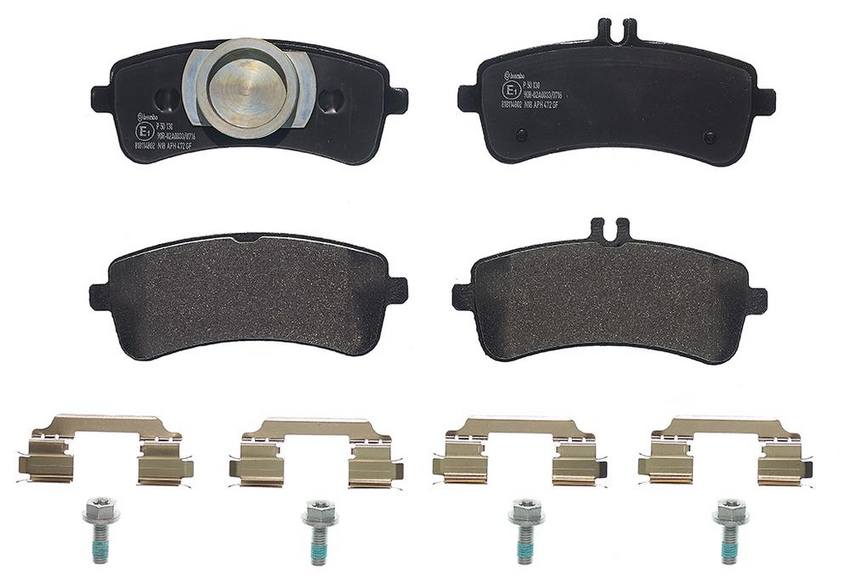 Mercedes Disc Brakes Kit –  Brembo Pads Rear (Low-Met) 0004203700 – Brembo P50130