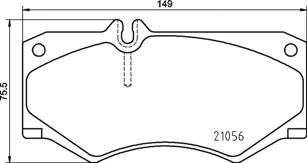 Mercedes Disc Brakes Kit –  Pads Front (Low-Met) 0084206120 – Brembo P50134