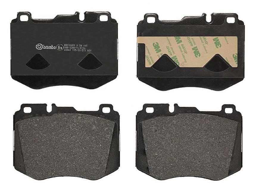 Mercedes Disc Brakes Kit –  Pads Front (Low-Met) 000420810064 – Brembo P50145