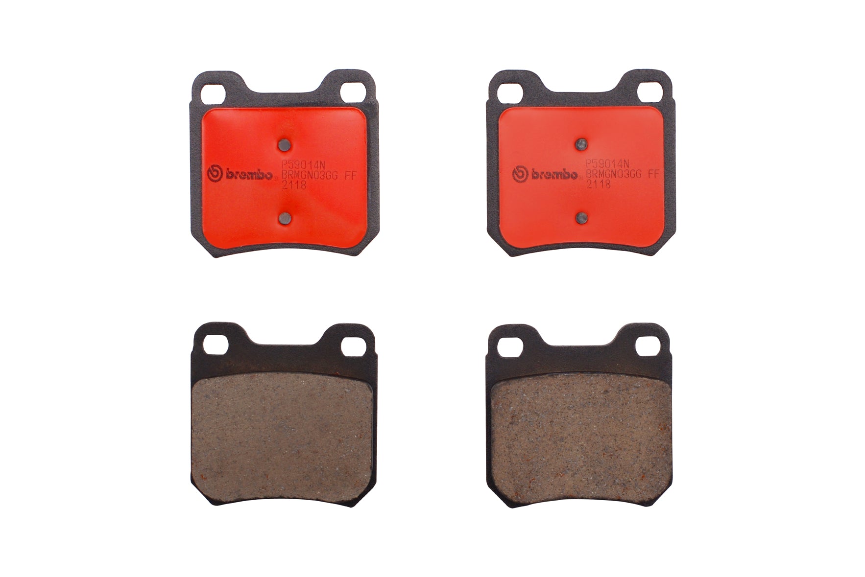 SAAB Disc Brake Pad Set – Rear (Ceramic) 4837241 – Brembo P59014N