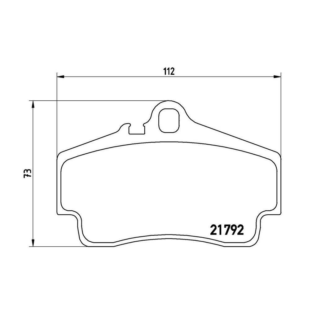 Porsche Disc Brake Pad and Rotor Kit – Front and Rear (318mm/299mm) (Low-Met) 99635140602