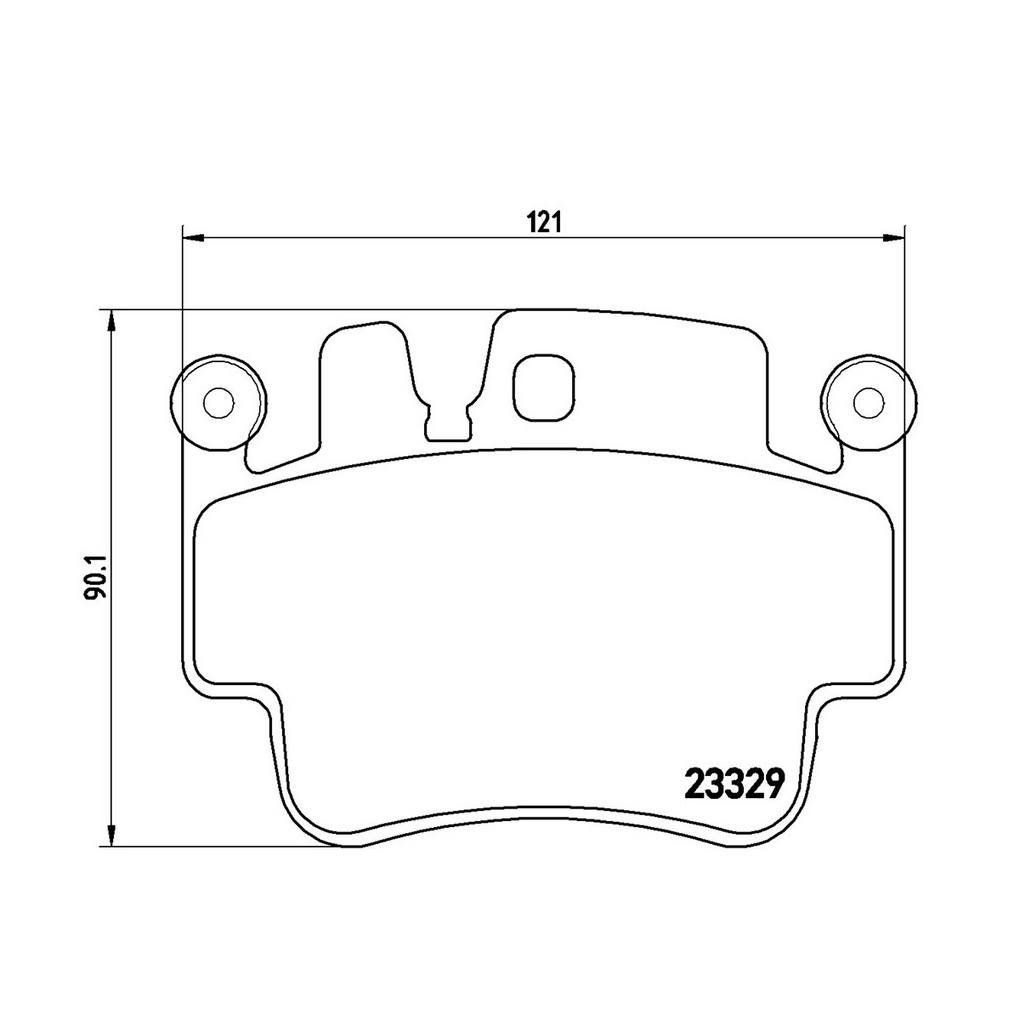 Porsche Disc Brake Pad and Rotor Kit – Front and Rear (318mm/299mm) (Low-Met) 99635140602