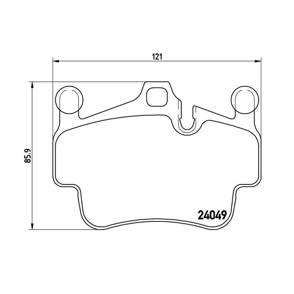 Porsche Disc Brake Pad and Rotor Kit – Front and Rear (318mm/299mm) (Low-Met) 99635140602