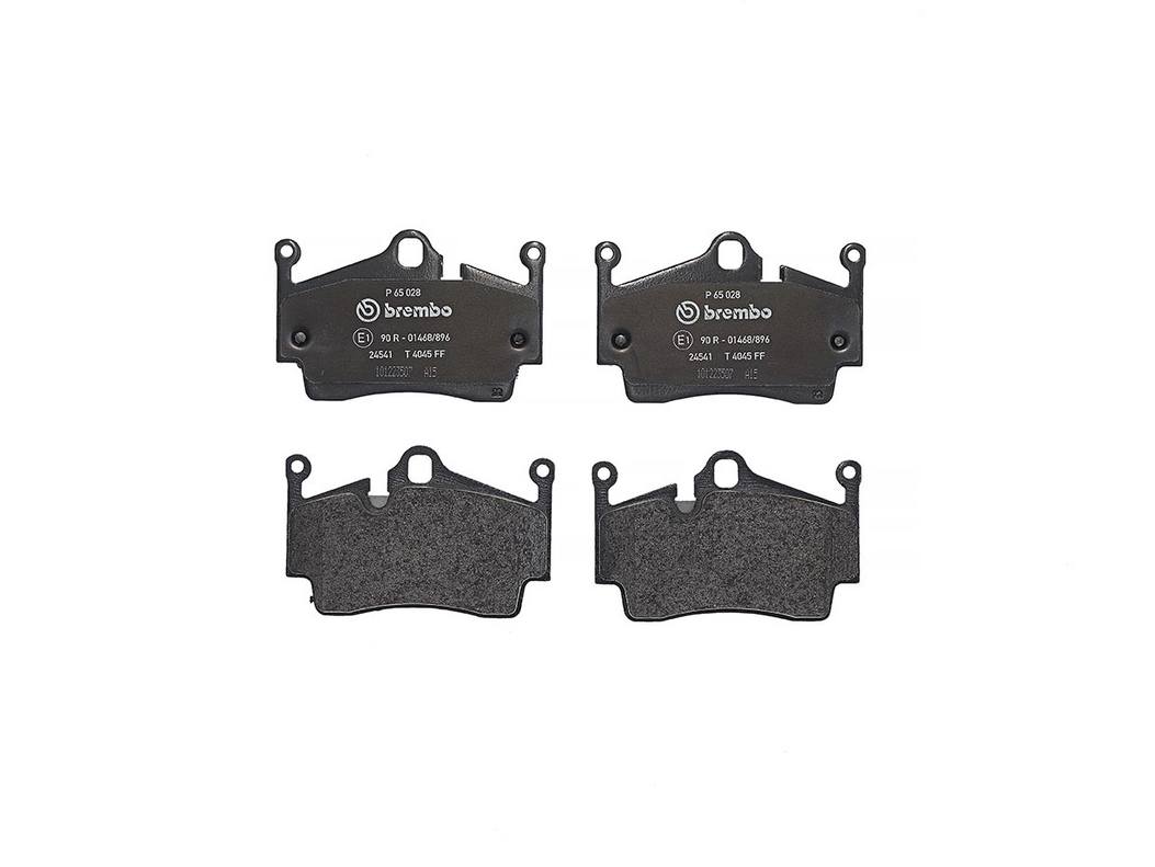 Porsche Disc Brake Pad and Rotor Kit – Front and Rear (318mm/299mm) (Low-Met) 99635140602