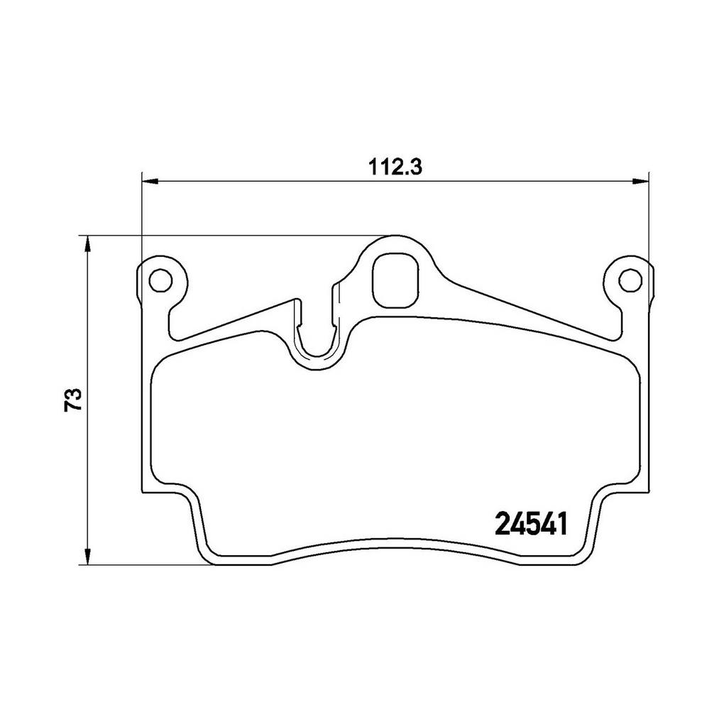 Porsche Disc Brake Pad and Rotor Kit – Front and Rear (318mm/299mm) (Low-Met) 99635140602