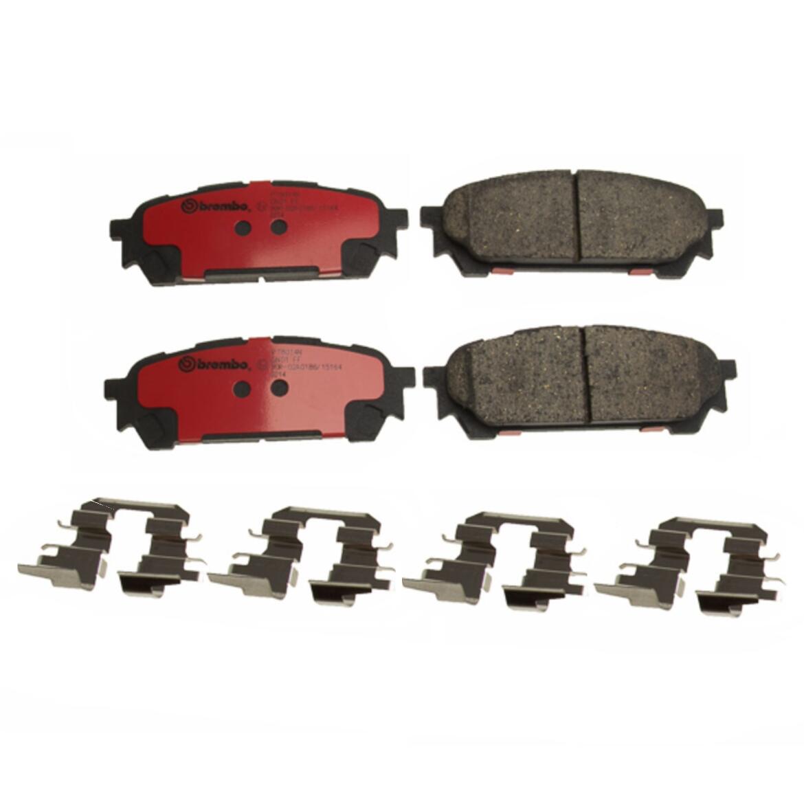 SAAB Disc Brake Pad Set – Rear (Ceramic) – Brembo P78014N