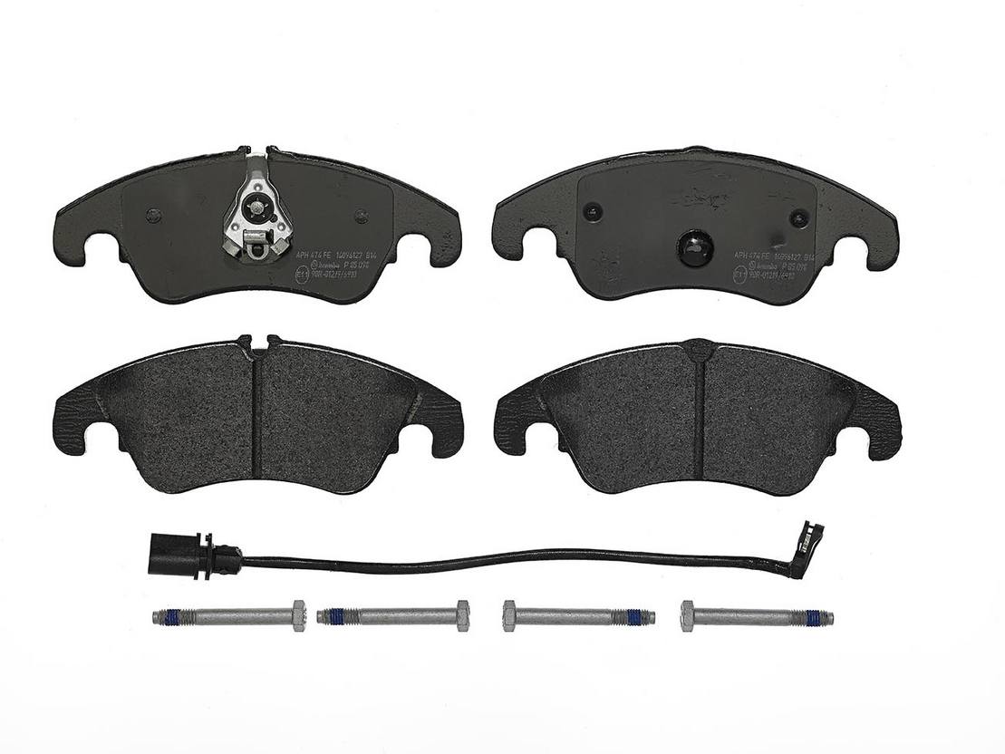 Audi Disc Brake Pad and Rotor Kit – Front and Rear (320mm/300mm) (Low-Met) 8R0615301F