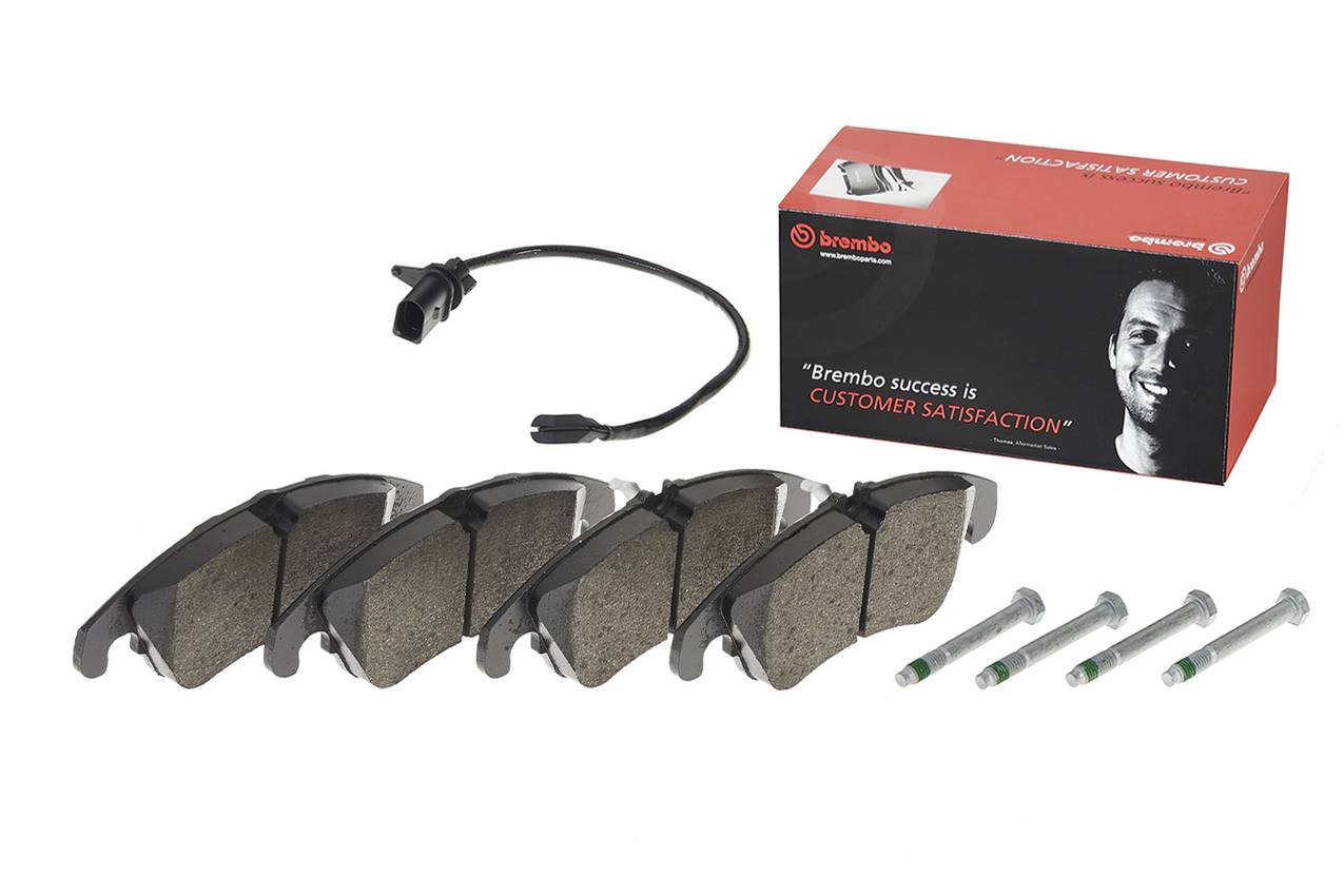 Audi Disc Brake Pad and Rotor Kit – Front and Rear (320mm/300mm) (Low-Met) 8R0615301F