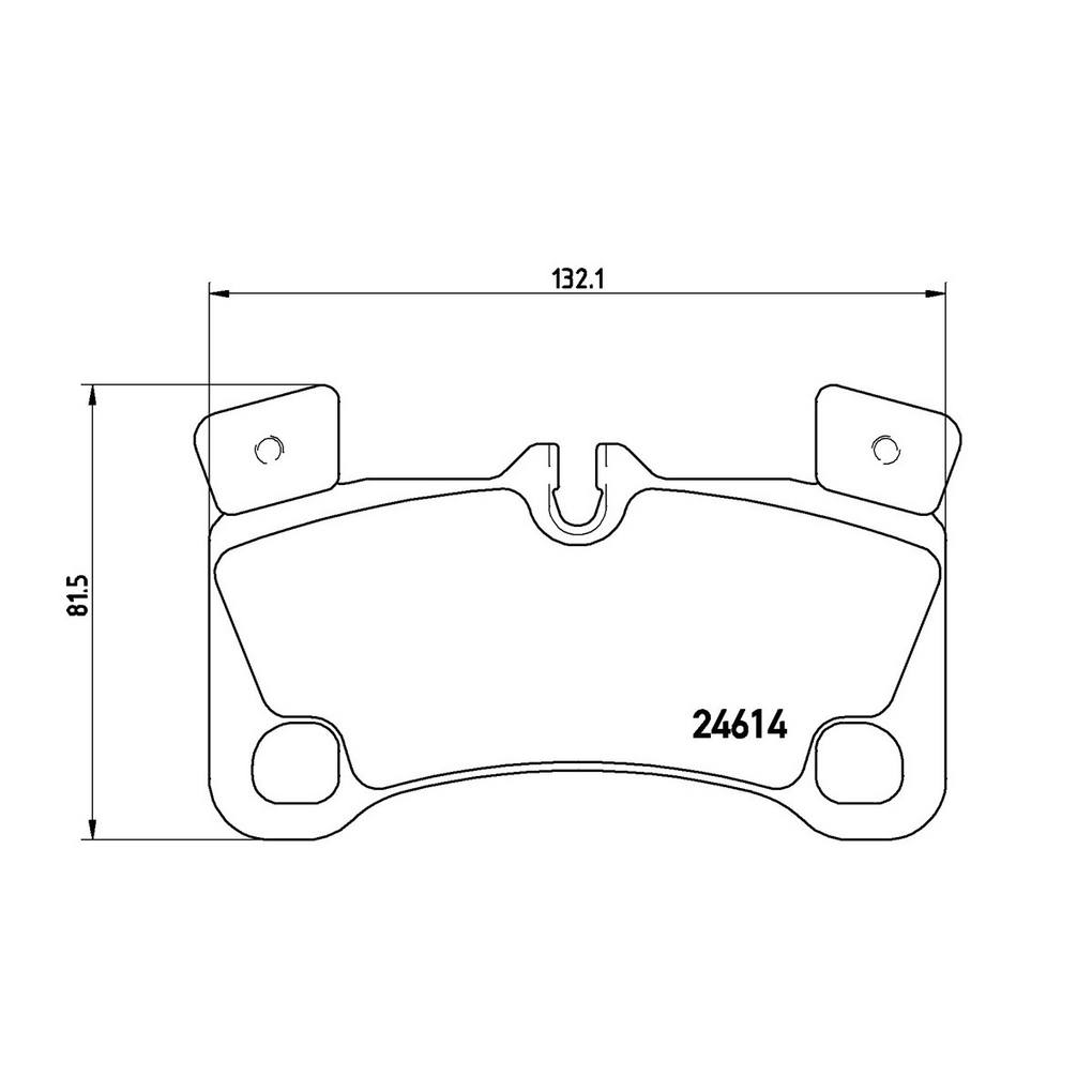 Porsche Disc Brake Pad Kit – Front and Rear (Low-Met) 7P0698151C