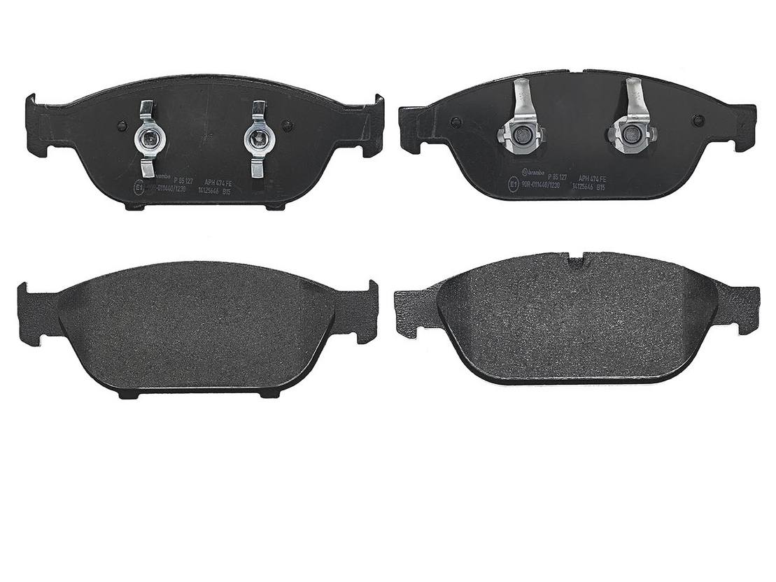 Audi Disc Brake Pad and Rotor Kit – Front and Rear (356mm/330mm) (Low-Met) 4G0615301T