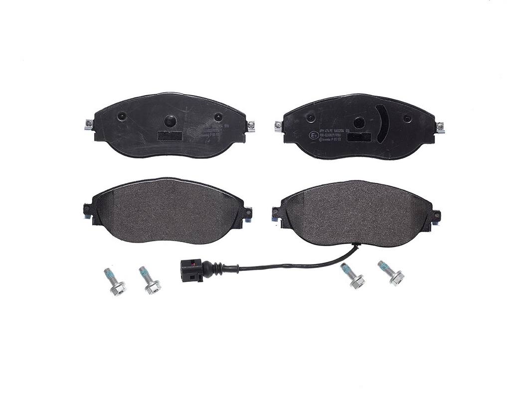 Volkswagen Disc Brake Pad Kit – Front and Rear (Low-Met) 7N0698151D