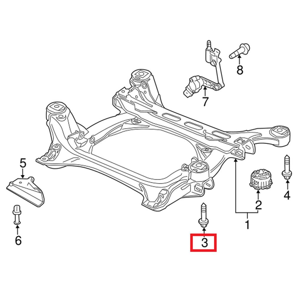 Subframe Mount Bolt