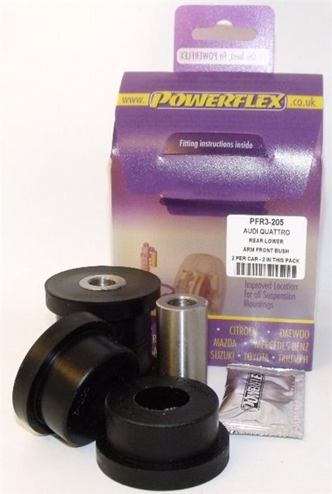 Powerflex Black Rear Lower Control Arm Front Bushings - B5 Audi | A4 | S4 (AWD)