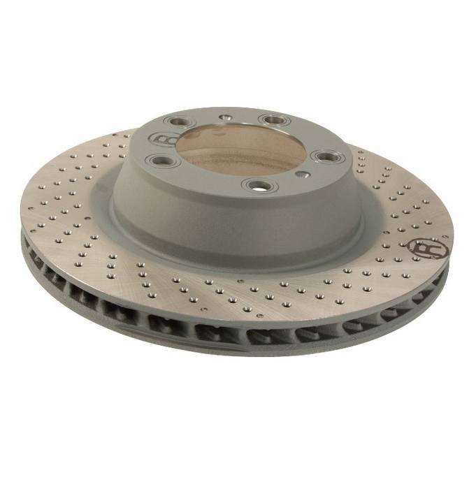 Porsche Disc Brake Rotor – Rear Passenger Side (330mm) (Drilled) 99135240200