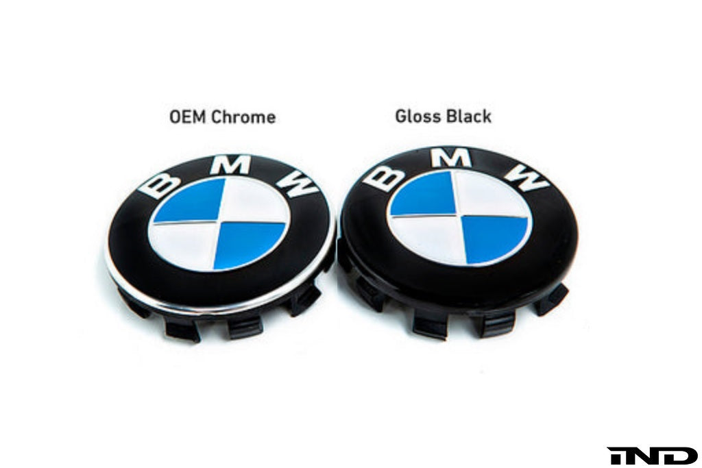 IND Gloss Black Wheel Center Cap Set - 56mm