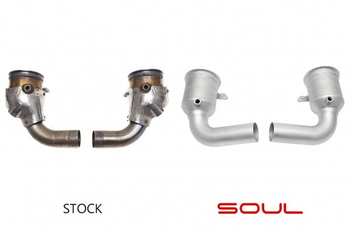 Soul Performance Products - High Flow Downpipes (992 Carrera)