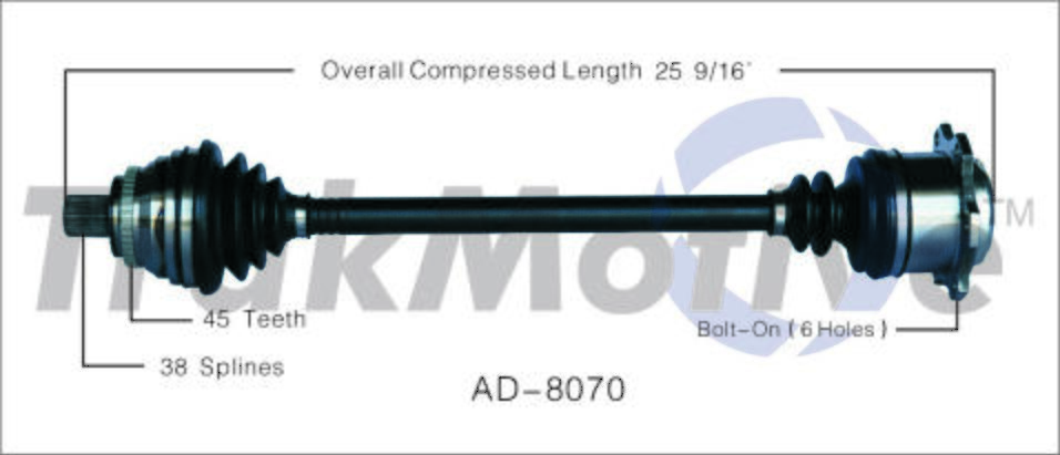 CV Axle Shaft – Front Passenger Side