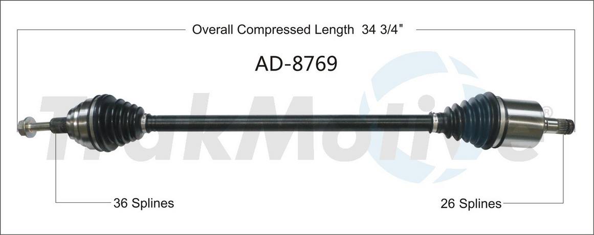 CV Axle Shaft – Front Passenger Side
