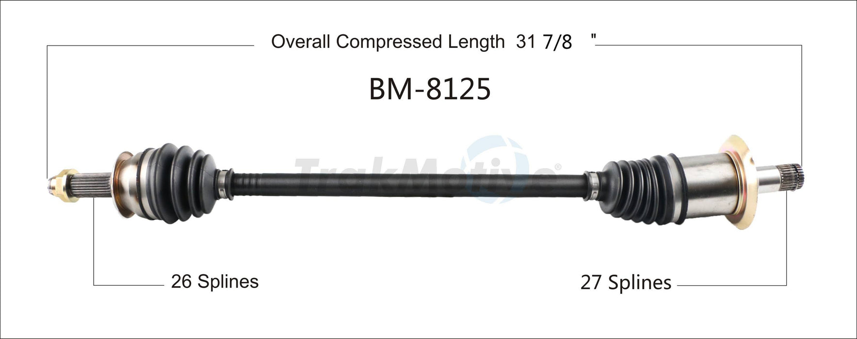 CV Axle Shaft – Rear Driver Side