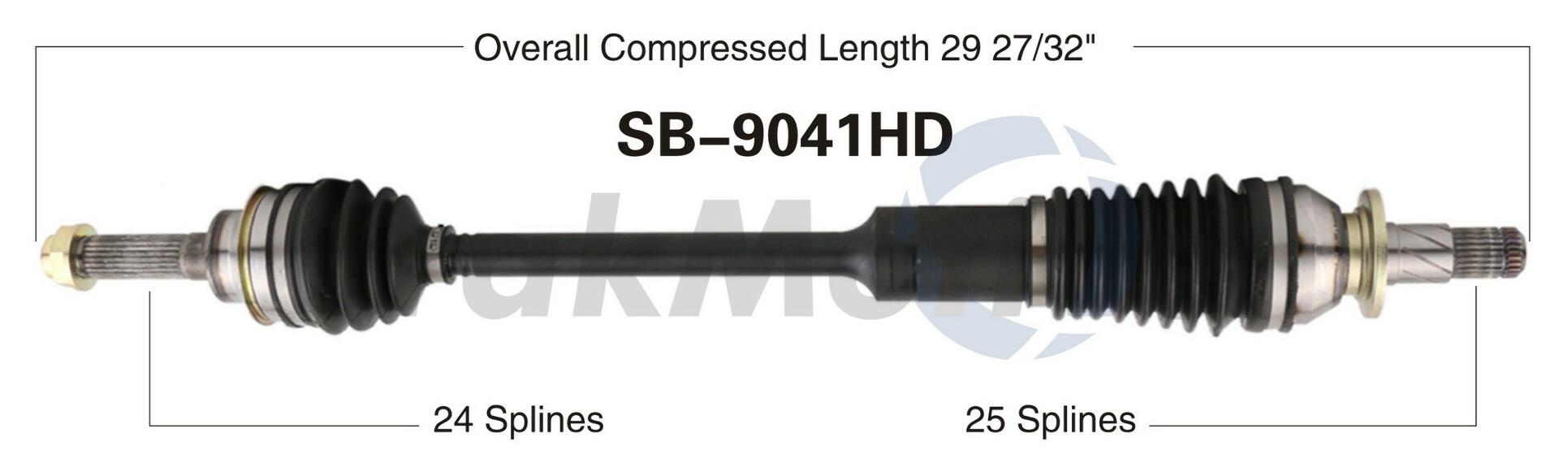CV Axle Shaft – Rear Driver Side