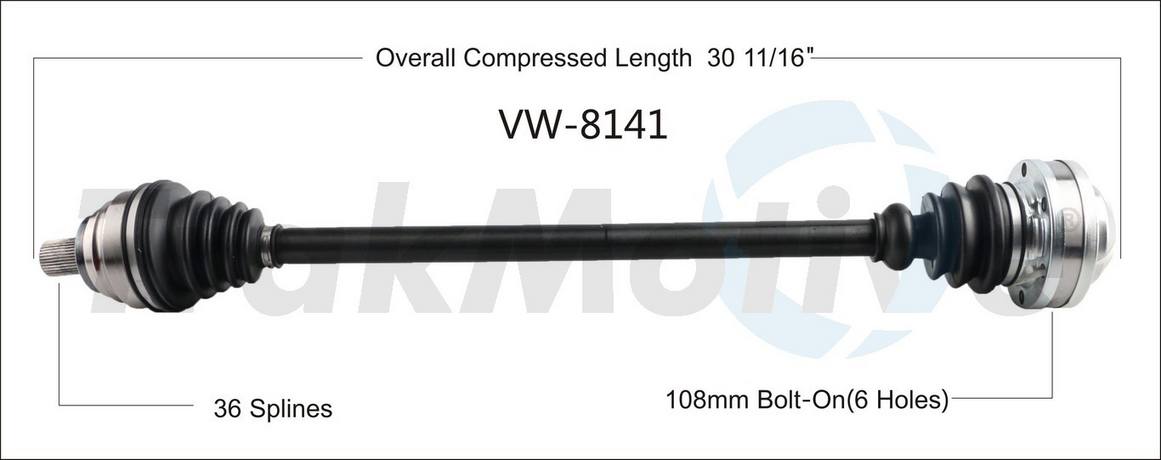 CV Axle Shaft – Front Passenger Side