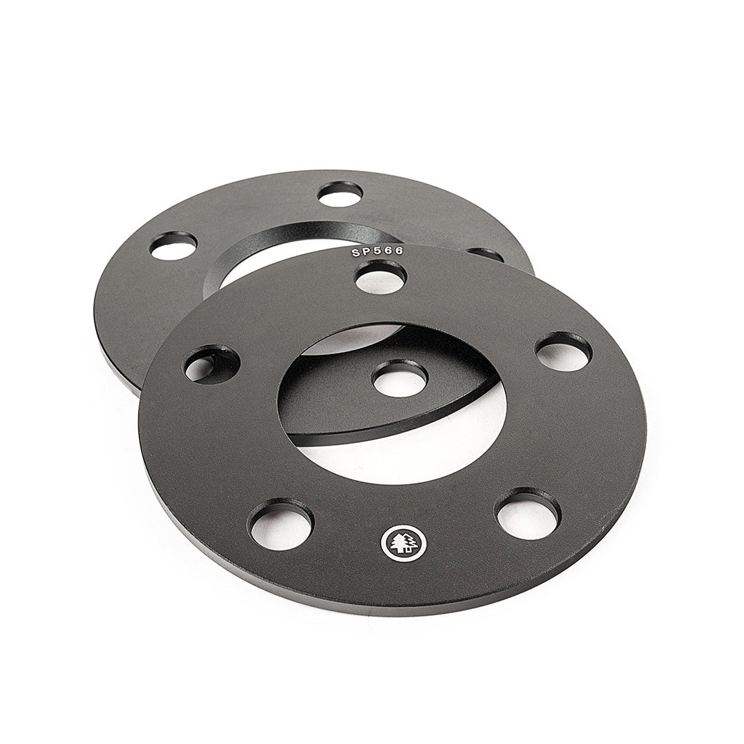 BFI 5mm Wheel Spacers, 66.6 Centerbore (5x112), Universal Fit