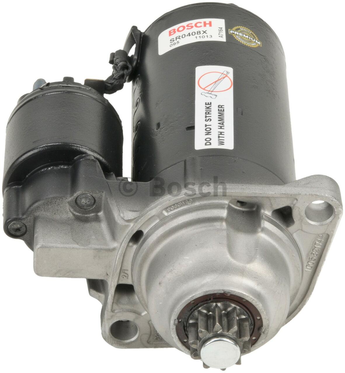 VW Starter Motor (Rebuilt) 02A911024DX – Bosch SR0408X